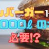 ハンバーガー1個を作るのに〇〇日分の水が必要！？お肉とお水の関係